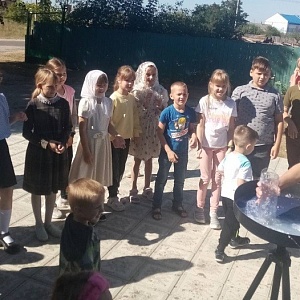 Первое занятие в воскресной школе в новом учебном году при храме Успения Пресвятой Богородицы г. Калинковичи