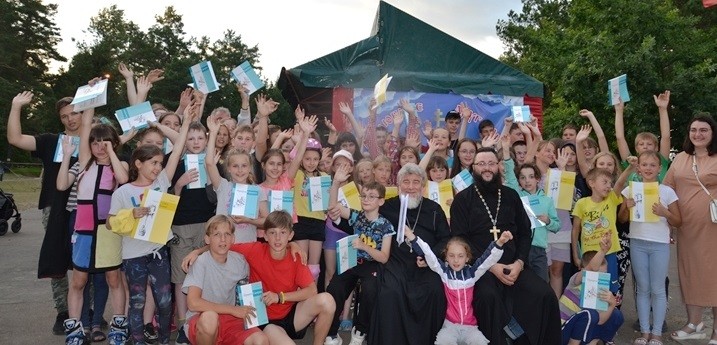 Детский православный палаточный лагерь «Горлица» был организован в Туровской епархии